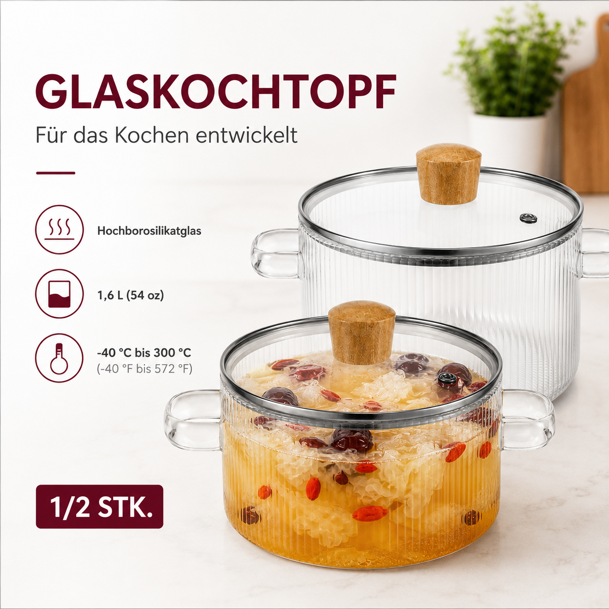 Glass Pot